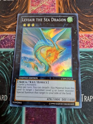 Yu-Gi-Oh! Leviair the Sea Dragon CT09-EN018 Super Rare Limited Near Mint-image