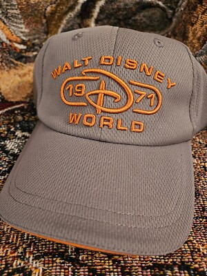 Disney Parks Walt Disney World 1971 Baseball Cap Hat Hook Loop Adult Adjustable -image