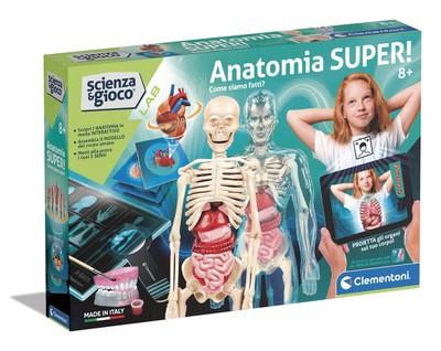 Clementoni Lab Super-Lab Anatomy, Science Experiments, Science Game Ages 8 - Mad-image