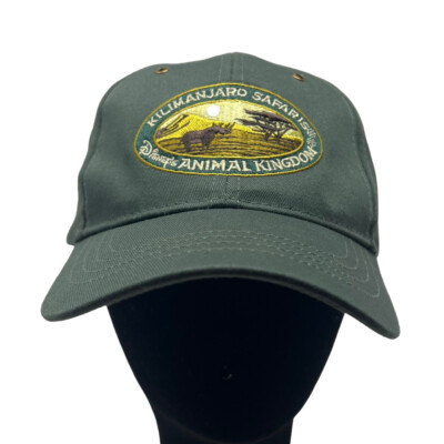 Walt Disney World Animal Kingdom Kilimanjaro Safaris Strapback Hat Cap Vintage-image
