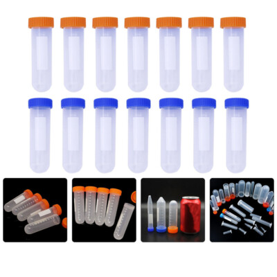  20 Pcs Storage Bottle Child Test Tube Set Lab Vials Science Tubes with Lids-image