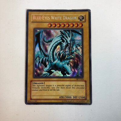 YuGiOh! BLUE-EYES WHITE DRAGON: BPT-009 SECRET RARE Limited MP-image