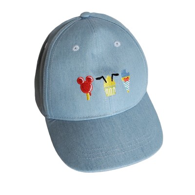 Disney Parks Baseball Hat Ice Cream Dole Whip Character Snack Icon Blue M/L 7-10-image