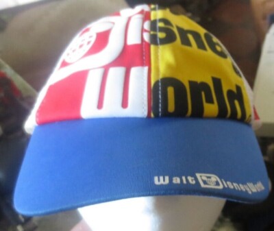 Walt Disney World 2021 Big Logo Adult Baseball Hat Cap Adjustable Red White Blue-image