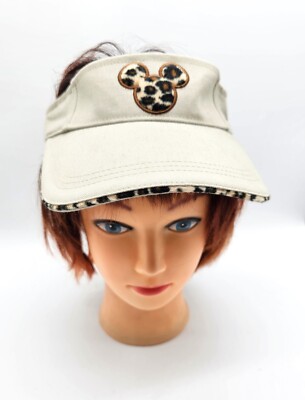 Walt Disney World Animal Kingdom Leopard Mickey Mouse Adult Visor Sun Hat-image