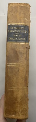 1890 Chamber’s Information for the People Encyclopedia Vol 3 Darnley to Fyzabad-image