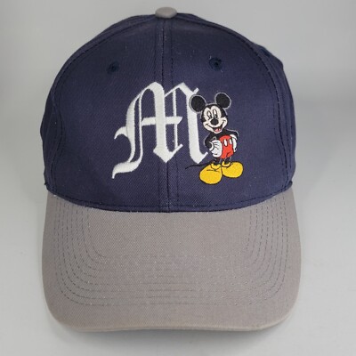 Disney Mickey Mouse Logo Embroidered Unisex Baseball Hat Cap Snapback Adjustable-image