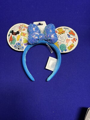 2024 Disney Parks Play in the Park WDW Park Icons Minnie Ear Headband NEW-image