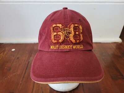 Vintage Walt Disney World Tigger Adjustable Hat est. 1968 Maroon Colored -image