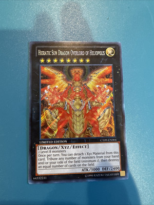 Hieratic Sun Dragon Overlord of Heliopolis CT09-EN004 2012 Collectors Tin...-image