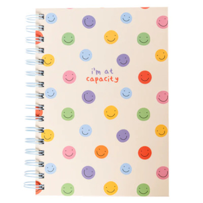 Graphique At Capacity 6 x 8 Spiral Hard Cover Journal w-image