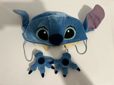STITCH Blue Plush Hat with Hanging Paws Walt Disney World Teeth-image