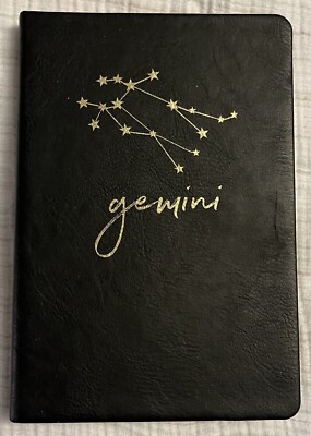Gemini Astrology Sign Blank Personal Journal NWOT-image