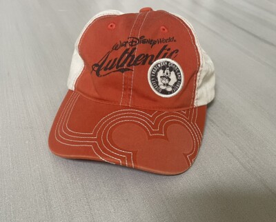 Vintage Authentic Walt Disney World Mickey Mouse Adjustable Baseball Cap Hat-image