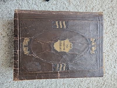 1953 edition The Volume Library Educators Association large book Leather Cover-image
