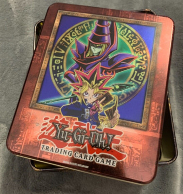 *EMPTY* Dark Magician Yami Yugi 2003 VERY RARE Original Collector’s Tin Vintage-image