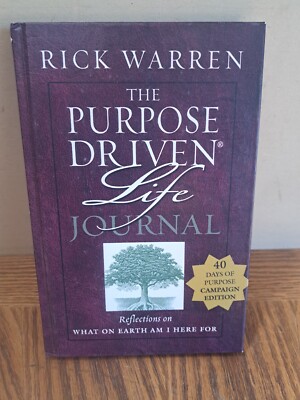 The Purpose Driven Life Keepsake Edition By Rick Warren & Journal-image
