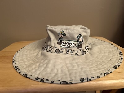 Walt Disney World Mickey Mouse Animal Kingdom Safari Hat Cheetah Print One Size-image