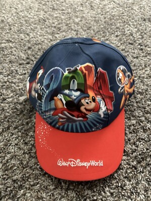 2014 Walt Disney World Parks Celebration Character Hat Youth OSFM Strapback -image