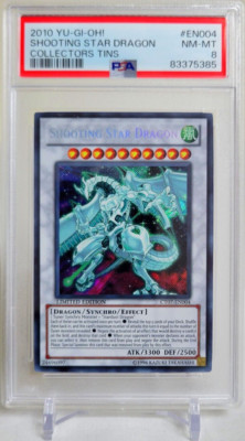 2010 YuGiOh CT07-EN004 Limited Shooting Star Dragon Secret Rare PSA 8-image