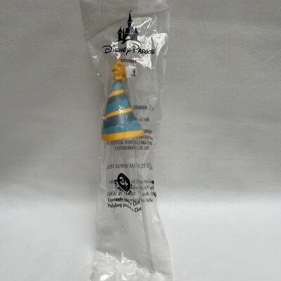WALT DISNEY WORLD DISNEYLAND DISNEY PARKS PARTY HAT STRAW * MADE BY WHIRLEY-image
