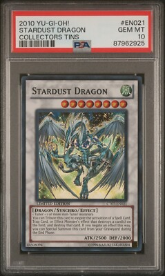 2010 YU-GI-OH! COLLECTORS TINS #EN021 STARDUST DRAGON-image