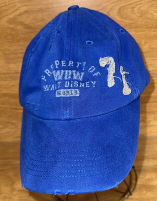 Walt Disney World Disneyland Resort Adult Blue Baseball Cap “Property of WDW”-image