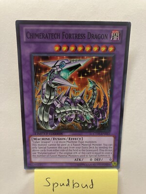 Chimeratech Fortress Dragon Super Rare CT07-EN013 (Moderately Played LIMITED)-image