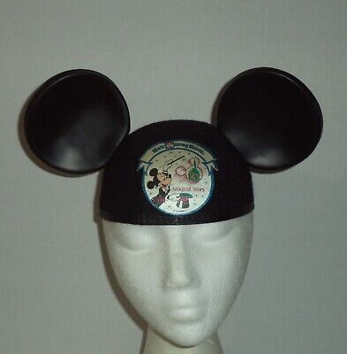 1991 Walt Disney World 20 Magical Years Mickey Mouse Ears Hat Vintage 1990s 90s-image