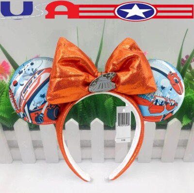 Disney World Parks Magic Kingdom Tomorrowland Minnie Ears Headband US💖-image