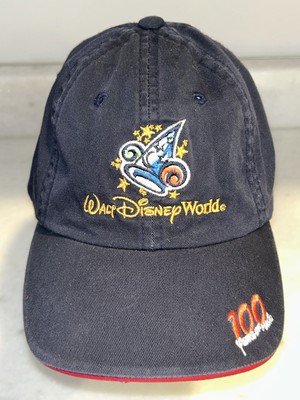 VINTAGE WALT DISNEY WORLD 100 YEARS OF MAGIC MICKEY MOUSE ADJUSTABLE HAT CAP-image