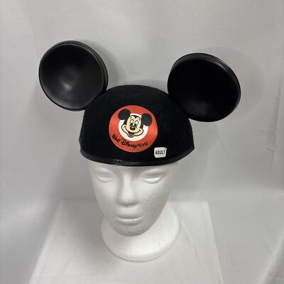 Vintage Walt Disney World Mickey Mouse Ears - Jacobson Hat USA Adult-image