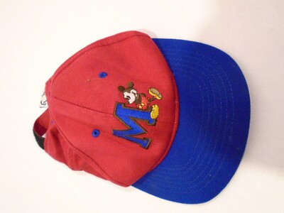 Disney World  Mickey Mouse Toddler  Red Blue Adjustable Strap Baseball Cap Hat-image