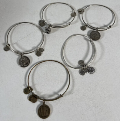 5 Alex & Ani Walt Disney World Magic Kingdom Cinderella Castle Charm Bracelet-image
