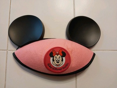 Vintage Minnie Mouse Walt Disney World Pink Hat Youth Mouse Ears-image