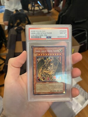 PSA 8 Hamon, Lord of Striking Thunder 2006 Collector's Tins Yugioh-image