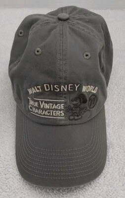 Walt Disney World True Vintage Characters Cap Hat Mickey Mouse 71 Embroidered-image