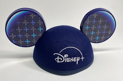 Disney+ Plus Mickey Mouse Ears Black Walt Disney World Parks Felt Adult Promo-image