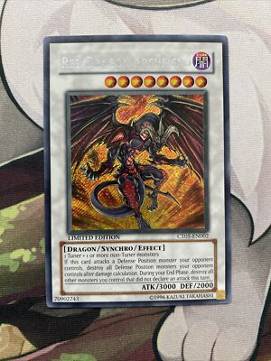 Red Dragon Archfiend - CT05-EN002 - Secret Rare - Limited Edition - LP-image