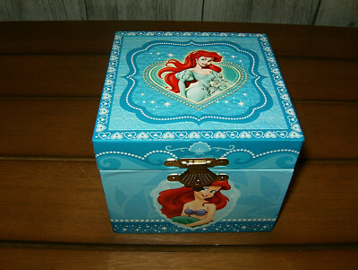Disney Parks Princess Ariel Little Mermaid Jewelry Music Box Under The Sea 1988-image
