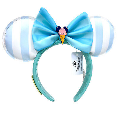 DisneyParks Loungefly Beach Club Resort Minnie Mouse Ears Headband Girls Women-image