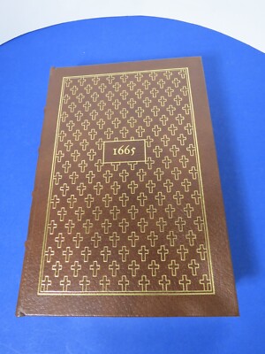 Vintage EASTON PRESS 1665 A JOURNAL OF THE PLAGUE YEAR Daniel Defoe BOOK Leather-image