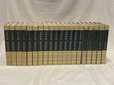 Vintage The World Book Encyclopedia Year Book Sequene 1963-1980 1982&83-image