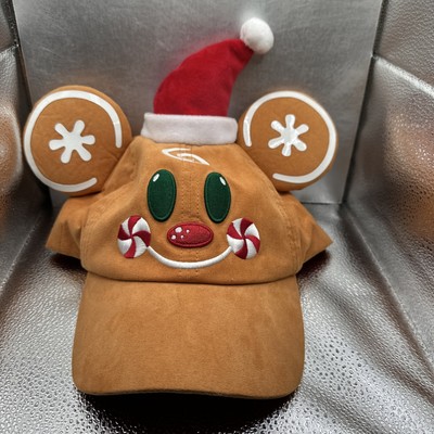 Disney Mickey Mouse Gingerbread Man Hat. Walt Disney World. Adult Size. -image