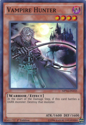 Vampire Hunter [MP14-EN155] Super Rare Near Mint 1st Edition - Yugioh single-image