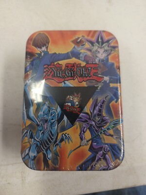 Sealed 2003 Yu Gi Oh PSG Collectors Tins W/ Neck Strap & Official Rulebk -image