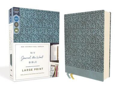 NIV, Journal the Word Bible (Perfect for Note-Taking), Large Print, Leathersoft,-image