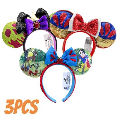 Disney~ Poison Apple Evil Queen +100 Decades Snow White +Snow White Sparkle Ears-image
