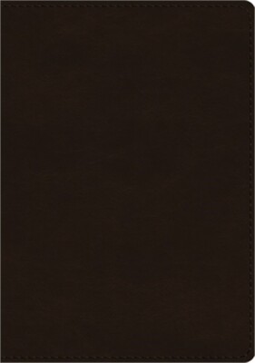 ESV Single Column Journaling Bible, Large Print (Trutone, Deep Brown) (Leather /-image