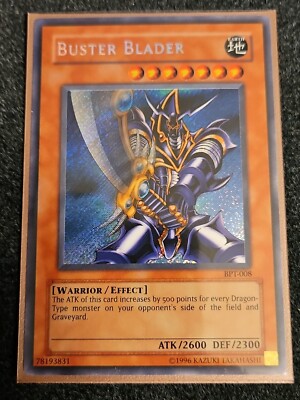 Yugioh! LP Buster Blader - BPT-008 - Secret Rare - Limited Edition Lightly Playe-image
